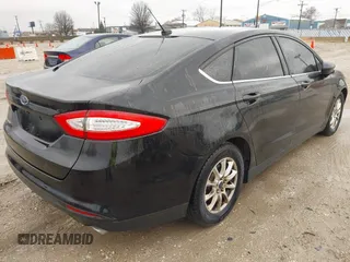 2015 Ford Fusion S with VIN 3FA6P0G70FR212341, listed as a IAAI auction lot 41831027 with 166,386 mi miles. Bid and sale history available at carsss.com. Image 4.