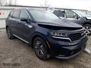 2022 Kia Sorento Hybrid EX with VIN KNDRH4LG7N5069116, listed as a Copart auction lot 86407844 with 57,409 mi miles and Salvage Title. Bid and sale history available at carsss.com. Image 4.