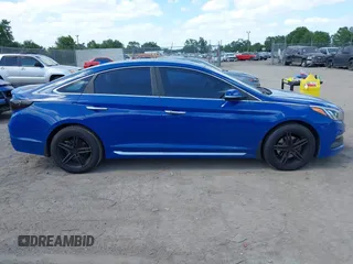 2015 Hyundai Sonata 2.4L Sport with VIN 5NPE34AF8FH099928, listed as a IAAI auction lot 42071898 with 180,440 mi miles. Bid and sale history available at carsss.com. Image 13.