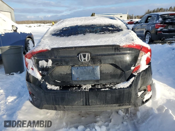 2017 Honda Civic Sedan EX-T with VIN 2HGFC1F46HH108620, listed as a Copart auction lot 45009485 with 340,659 mi miles and Salvage Title. Bid and sale history available at carsss.com. Image 6.