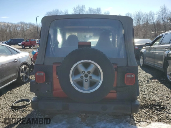 1999 Jeep Wrangler Sport with VIN 1J4FY19S0XP409124, listed as a Copart auction lot 46496615 with 166,834 mi miles and Clean Title. Bid and sale history available at carsss.com. Image 6.