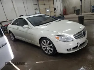 2008 Mercedes-Benz CL-Class V8 with VIN WDDEJ71X78A015887, listed as a Copart auction lot 86195154 with 108,137 mi miles and Salvage Title. Bid and sale history available at carsss.com. Image 4.