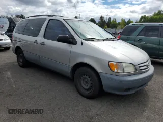 2002 Toyota Sienna CE with VIN 4T3ZF19C02U468964, listed as a Copart auction lot 72051864 with 205,135 mi miles and Salvage Title. Bid and sale history available at carsss.com. Image 4.