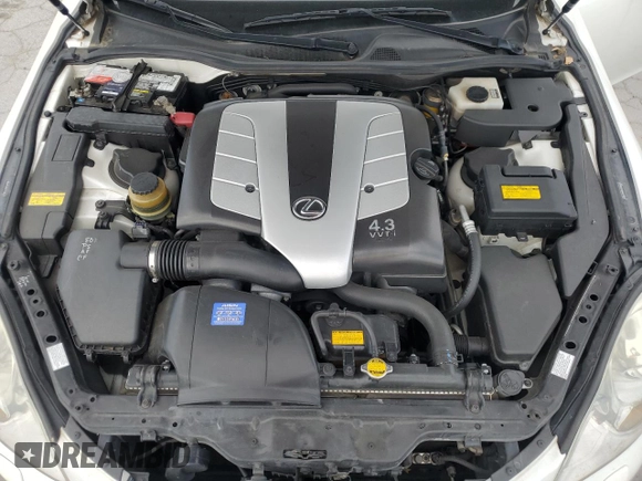 2007 Lexus SC 430 with VIN JTHFN45Y279010437, listed as a Copart auction lot 53425955 with 105,490 mi miles and Salvage Title. Bid and sale history available at DreamBid. Image 11.