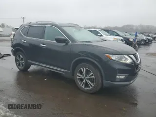 2018 Nissan Rogue SV with VIN 5N1AT2MV1JC780700, listed as a Copart auction lot 48323075 with 120,325 mi miles and Salvage Title. Bid and sale history available at DreamBid. Image 4.