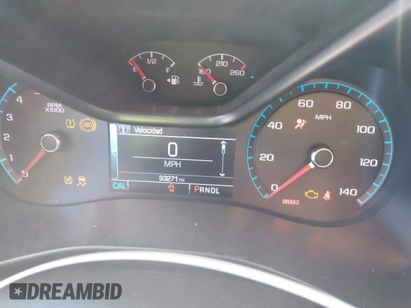 2017 GMC Canyon 4WD SLE with VIN 1GTG6CEN6H1224589, listed as a IAAI auction lot 41331994 with 93,271 mi miles. Bid and sale history available at carsss.com. Image 7.