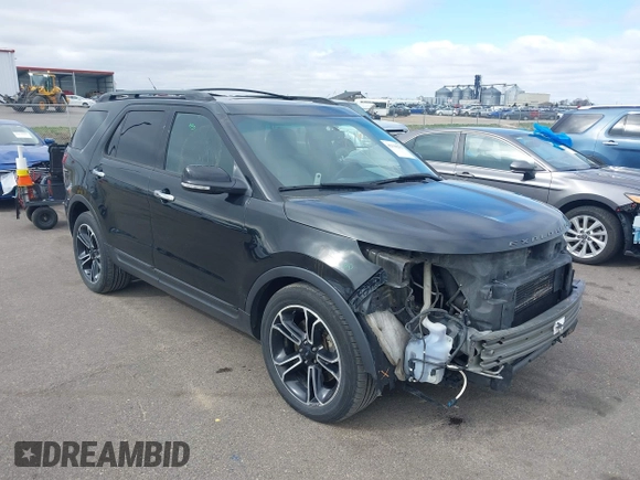 2014 Ford Explorer Sport z VIN 1FM5K8GT9EGB33011, wystawiony jako IAAI lot #42136232 z przebiegiem 197 706 mil mil oraz . Historia ofert i sprzedaży dostępna na DreamBid. Obrazek 1.