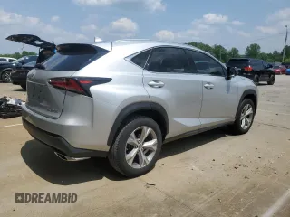 2017 Lexus NX 200t with VIN JTJYARBZ7H2078501, listed as a Copart auction lot 59985045 with 107,642 mi miles and Salvage title. Bid and sale history available at DreamBid. Image 3.