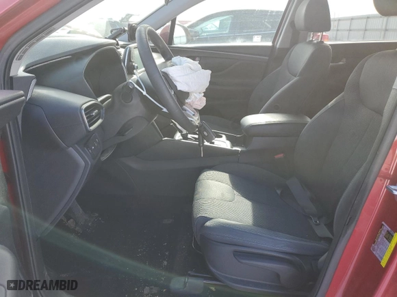 2020 Hyundai Santa Fe SE with VIN 5NMS2CAD5LH174270, listed as a Copart auction lot 45418335 with 52,386 mi miles and Salvage Title. Bid and sale history available at carsss.com. Image 7.