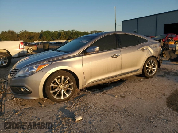 2016 Hyundai Azera with VIN KMHFG4JG8GA569641, listed as a Copart auction lot 48692095 with 81,532 mi miles and Salvage title. Bid and sale history available at DreamBid. Image 1.