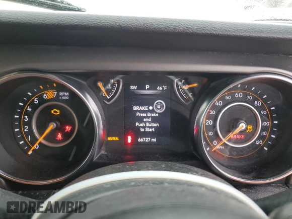 2021 Jeep Wrangler Unlimited Sport with VIN 1C4HJXKN5MW672852, listed as a Copart auction lot 86627194 with 66,727 mi miles and Salvage title. Bid and sale history available at DreamBid. Image 9.