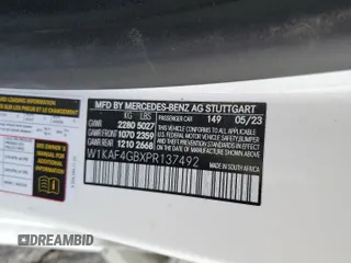 2023 Mercedes-Benz C 300 with VIN W1KAF4GBXPR137492, listed as a Copart auction lot 41928945 with 15,960 mi miles and Salvage title. Bid and sale history available at DreamBid. Image 15.