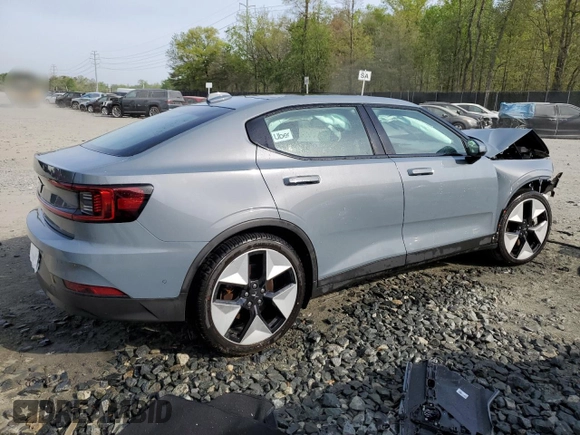 2023 Polestar 2 with VIN YSMEG3KA3PL136970, listed as a Copart auction lot 54500045 with Not Provided miles and Clean Title. Bid and sale history available at carsss.com. Image 3.
