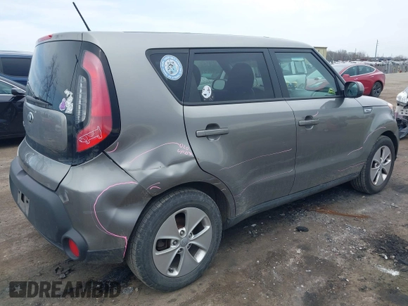 2016 Kia Soul with VIN KNDJN2A28G7261430, listed as a IAAI auction lot 42016565 with 95,364 mi miles and . Bid and sale history available at DreamBid. Image 4.