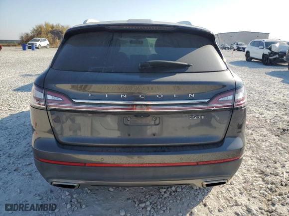 2020 Lincoln Nautilus Standard with VIN 2LMPJ6J9XLBL29299, listed as a Copart auction lot 75356274 with 66,044 mi miles and Salvage Title. Bid and sale history available at carsss.com. Image 6.