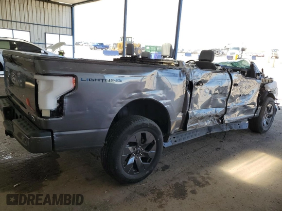 2024 Ford F-150 Lightning XLT with VIN 1FTVW3LK4RWG06592, listed as a Copart auction lot 55216355 with Not provided miles and Non repairable. Bid and sale history available at DreamBid. Image 3.