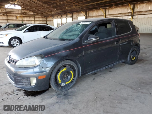 2012 Volkswagen GTI PZEV with VIN WVWED7AJ1CW008071, listed as a Copart auction lot 86112114 with 126,985 mi miles and Clean title. Bid and sale history available at DreamBid. Image 1.