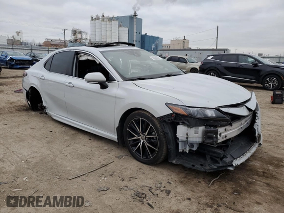 2022 Toyota Camry SE with VIN 4T1T11AK8NU041178, listed as a Copart auction lot 85506004 with 84,309 mi miles and Salvage Title. Bid and sale history available at carsss.com. Image 4.