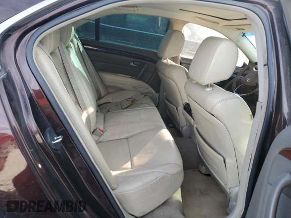 2011 Acura RL Technology with VIN JH4KB2F69BC000184, listed as a Copart auction lot 79948294 with 148,370 mi miles and Clean Title. Bid and sale history available at DreamBid. Image 10.
