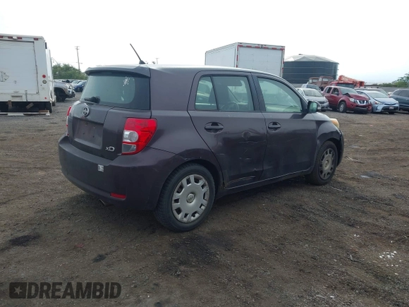 2011 Scion xD with VIN JTKKU4B46B1012504, listed as a IAAI auction lot 41968482 with 209,940 mi miles and . Bid and sale history available at DreamBid. Image 4.