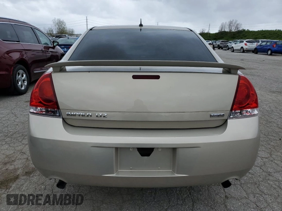 2012 Chevrolet Impala LTZ with VIN 2G1WC5E33C1103805, listed as a Copart auction lot 49508574 with 104,593 mi miles and Non Repairable. Bid and sale history available at DreamBid. Image 6.