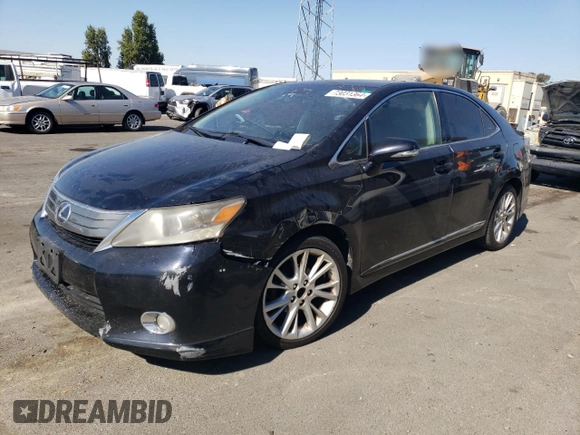 2010 Lexus HS with VIN JTHBB1BA7A2019907, listed as a Copart auction lot 73031364 with 231,898 mi miles and Salvage Title. Bid and sale history available at carsss.com. Image 1.