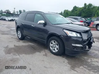 2017 Chevrolet Traverse LS with VIN 1GNKVFKD5HJ156836, listed as a IAAI auction lot 42266312 with 105,393 mi miles and . Bid and sale history available at DreamBid. Image 1.