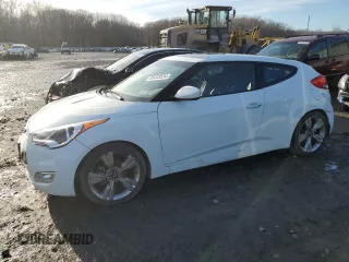 2016 Hyundai Veloster with VIN KMHTC6AD0GU272992, listed as a Copart auction lot 85433534 with 78,628 mi miles and Clean Title. Bid and sale history available at carsss.com. Image 1.