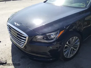 2017 Genesis G80 3.8L with VIN KMHGN4JE7HU170485, listed as a Copart auction lot 47549640 with 39,163 mi miles. Bid and sale history available at carsss.com. Image 9.