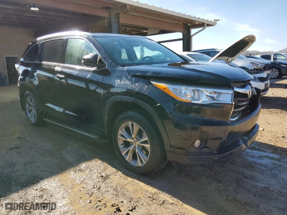2014 Toyota Highlander XLE with VIN 5TDKKRFH8ES035751, listed as a Copart auction lot 43219335 with 138,056 mi miles and Salvage Title. Bid and sale history available at carsss.com. Image 4.