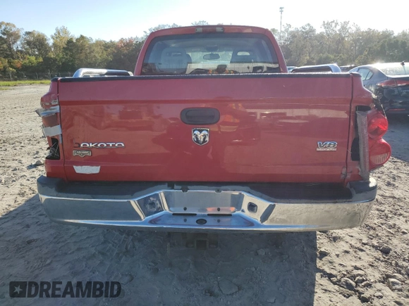 2005 Dodge Dakota Laramie with VIN 1D7HW58N65S263982, listed as a Copart auction lot 77470884 with 164,809 mi miles and Clean Title. Bid and sale history available at DreamBid. Image 6.