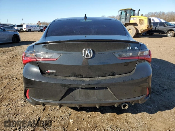 2021 Acura ILX w/Premium/A-SPEC Package with VIN 19UDE2F81MA004006, listed as a Copart auction lot 68704982 with 46,334 mi miles. Bid and sale history available at carsss.com. Image 6.