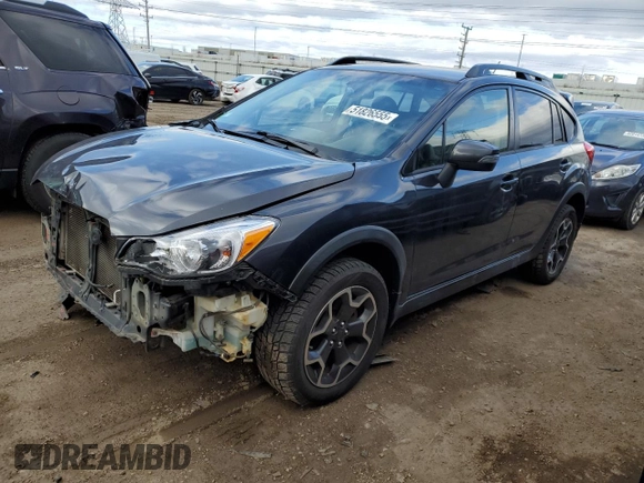 2015 Subaru XV Crosstrek Limited with VIN JF2GPAMC8FH212595, listed as a Copart auction lot 51826555 with 92,205 mi miles and Salvage Title. Bid and sale history available at carsss.com. Image 1.