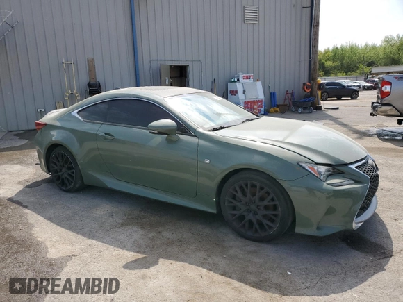 2017 Lexus RC 200t with VIN JTHHA5BC0H5005104, listed as a Copart auction lot 52865475 with Not provided miles and Salvage title. Bid and sale history available at DreamBid. Image 4.