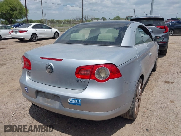 2009 Volkswagen Eos Komfort with VIN WVWBA71F49V016543, listed as a IAAI auction lot 42029360 with 76,657 mi miles and . Bid and sale history available at DreamBid. Image 4.