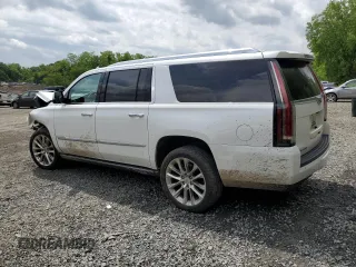 2019 Cadillac Escalade ESV Premium Luxury z VIN 1GYS4JKJXKR268636, wystawiony jako Copart lot #58922025 z przebiegiem 137 285 mil mil oraz Szkoda całkowita • Salvage title. Historia ofert i sprzedaży dostępna na DreamBid. Obrazek 2.