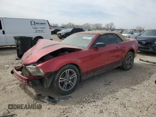 2010 Ford Mustang V6 with VIN 1ZVBP8EN6A5127893, listed as a Copart auction lot 49240375 with 152,874 mi miles and Salvage Title. Bid and sale history available at carsss.com. Image 1.