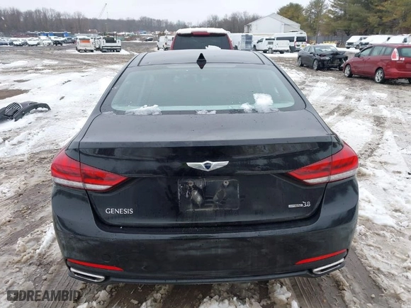 2015 Hyundai Genesis 3.8L with VIN KMHGN4JE9FU099240, listed as a IAAI auction lot 41560635 with 128,345 mi miles. Bid and sale history available at carsss.com. Image 16.