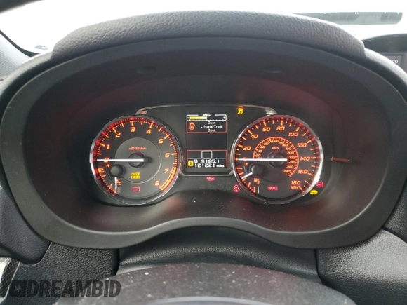 2015 Subaru WRX with VIN JF1VA1A69F9826982, listed as a Copart auction lot 43208285 with 121,221 mi miles and Salvage Title. Bid and sale history available at carsss.com. Image 9.