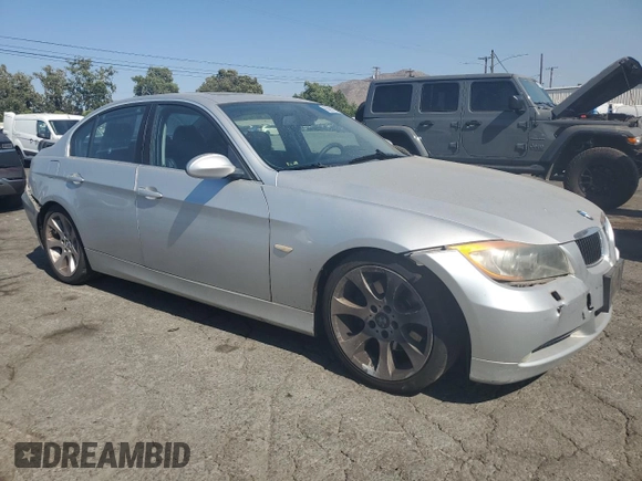 2006 BMW 3 Series 330i with VIN WBAVB335X6AZ85075, listed as a Copart auction lot 63092735 with 126,134 mi miles and Salvage title. Bid and sale history available at DreamBid. Image 4.