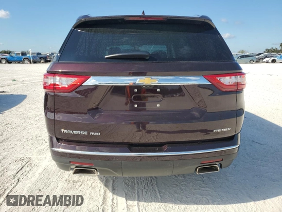 2020 Chevrolet Traverse Premier with VIN 1GNEVKKW5LJ161115, listed as a Copart auction lot 80767374 with Not provided miles and Salvage title. Bid and sale history available at DreamBid. Image 6.