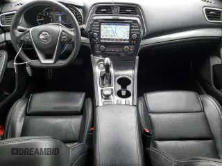 2017 Nissan Maxima Platinum with VIN 1N4AA6AP3HC392701, listed as a Copart auction lot 55589355 with 121,458 mi miles and Salvage title. Bid and sale history available at DreamBid. Image 8.