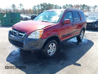 2002 Honda CR-V EX with VIN JHLRD78892C002770, listed as a IAAI auction lot 41845399 with 338,493 mi miles. Bid and sale history available at carsss.com. Image 2.