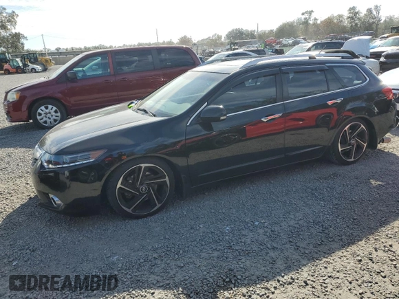 2012 Acura TSX Technology with VIN JH4CW2H6XCC004221, listed as a Copart auction lot 87576035 with 123,688 mi miles and Salvage title. Bid and sale history available at DreamBid. Image 1.