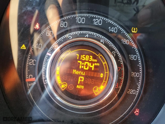 2014 FIAT 500 Sport with VIN 3C3CFFBR0ET249715, listed as a Copart auction lot 48331495 with 71,583 mi miles and Salvage Title. Bid and sale history available at carsss.com. Image 9.