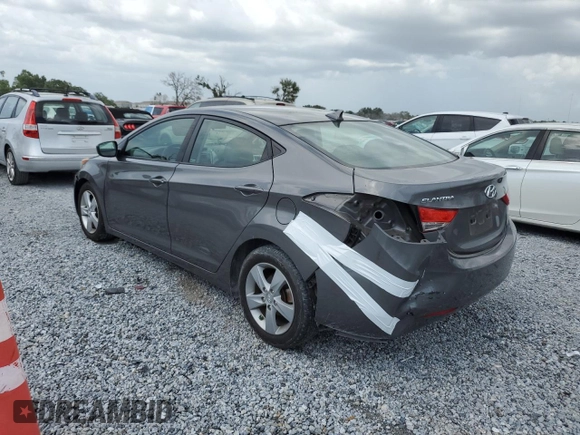 2013 Hyundai Elantra GLS с VIN 5NPDH4AE5DH237524, выставлен на аукционе Copart как лот 60595495 с пробегом 255 903 миль миль и На запчасти • Non repairable. История ставок и продаж доступна на DreamBid. Изображение 2.