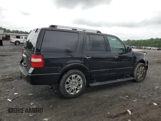 2011 Ford Expedition Limited with VIN 1FMJU2A57BEF27596, listed as a Copart auction lot 60077875 with 198,459 mi miles and Salvage title. Bid and sale history available at DreamBid. Image 3.