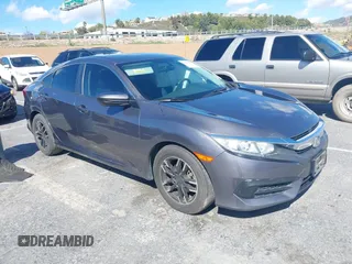 2016 Honda Civic Sedan LX with VIN 19XFC2F51GE034644, listed as a IAAI auction lot 41939884 with 59,433 mi miles. Bid and sale history available at carsss.com. Image 1.