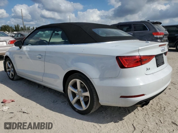 2015 Audi A3 1.8T Premium with VIN WAU6CLFF5F1135425, listed as a Copart auction lot 43314875 with 48,769 mi miles and Salvage Title. Bid and sale history available at carsss.com. Image 2.