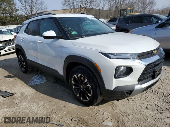 2021 Chevrolet TrailBlazer LT with VIN KL79MRSL8MB169696, listed as a Copart auction lot 45501573 with 16,187 mi miles. Bid and sale history available at carsss.com. Image 4.